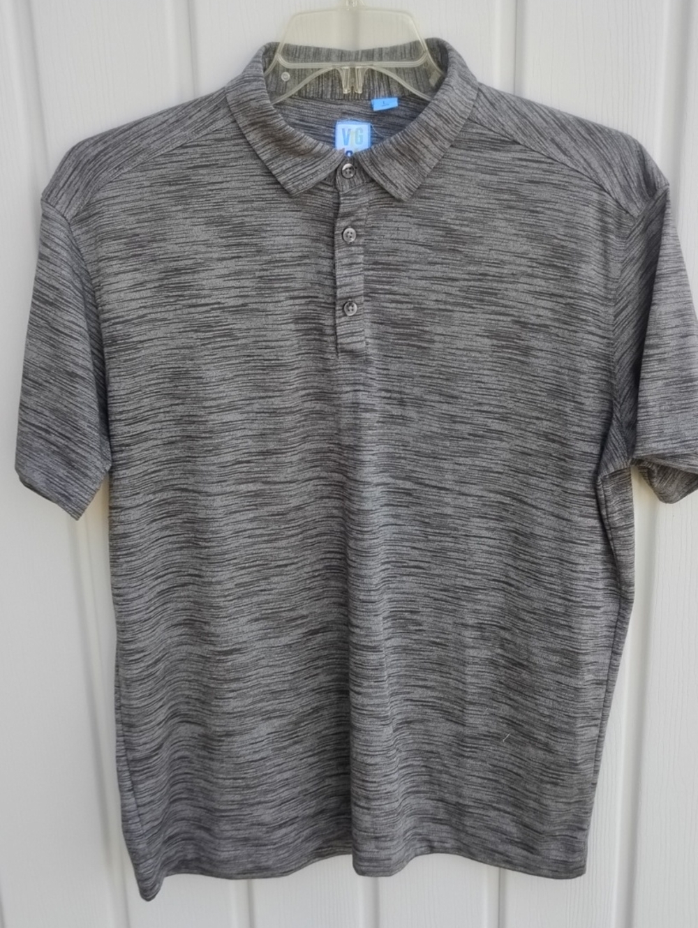 Men’s Gray Heather Polo Shirt